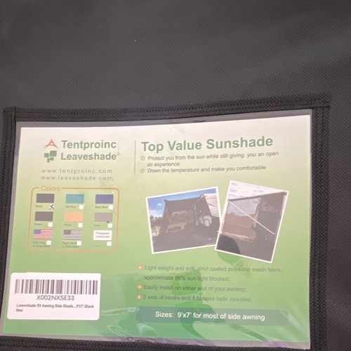 Sunshade awning side shade - sunshade,